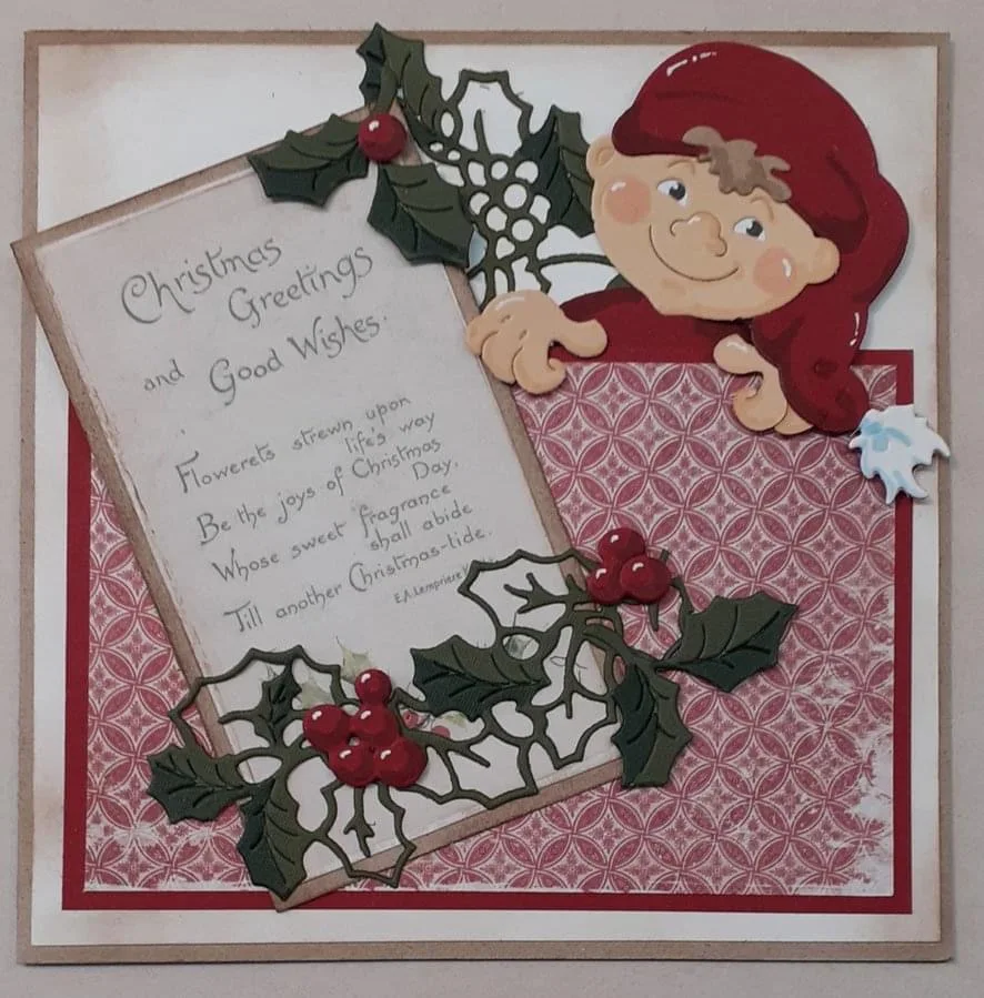 Металлические пресс-формы Рождественский Эльф форма для вырезания карточек