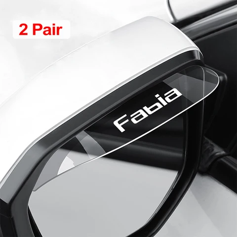 Для Skoda Fabia 1 2 3 MK1 MK2 MK3 6Y ac 6Y2 6Y3 6Y5 NJ NJ3 2022 прозрачные автомобильные аксессуары для зеркала заднего вида