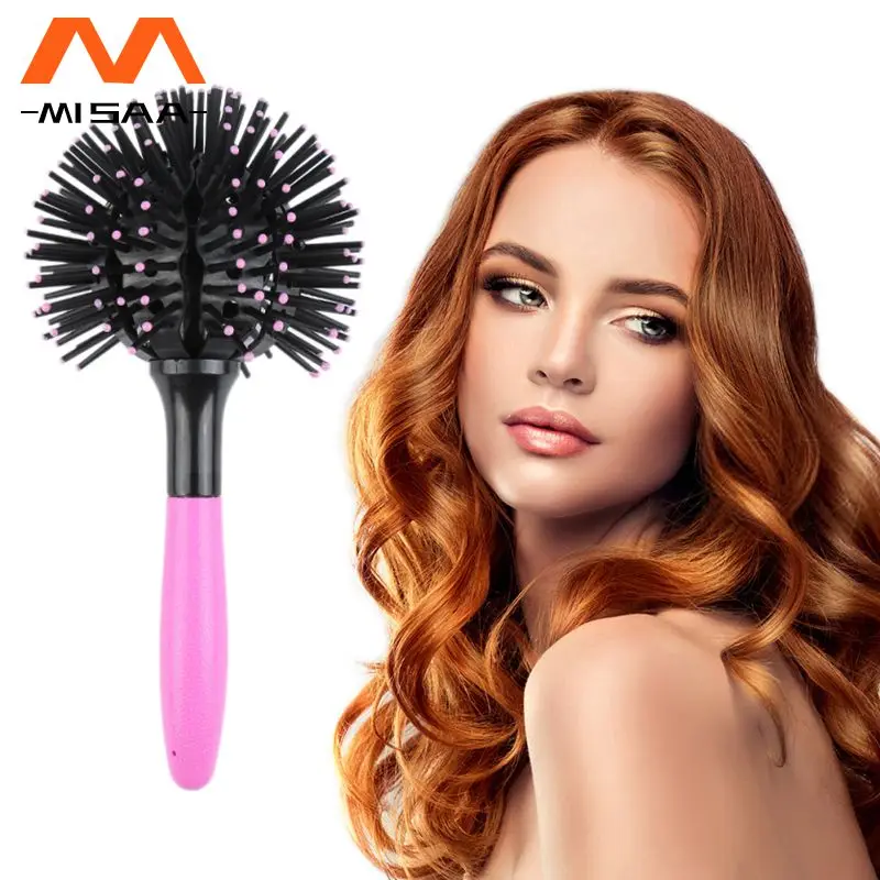 

1Pc 3D Curly Hair Combs Spherical Massage Comb Meteor Super Heat-resistant Hair Comb Styling Salon Hair Brush Hairdressing Tools