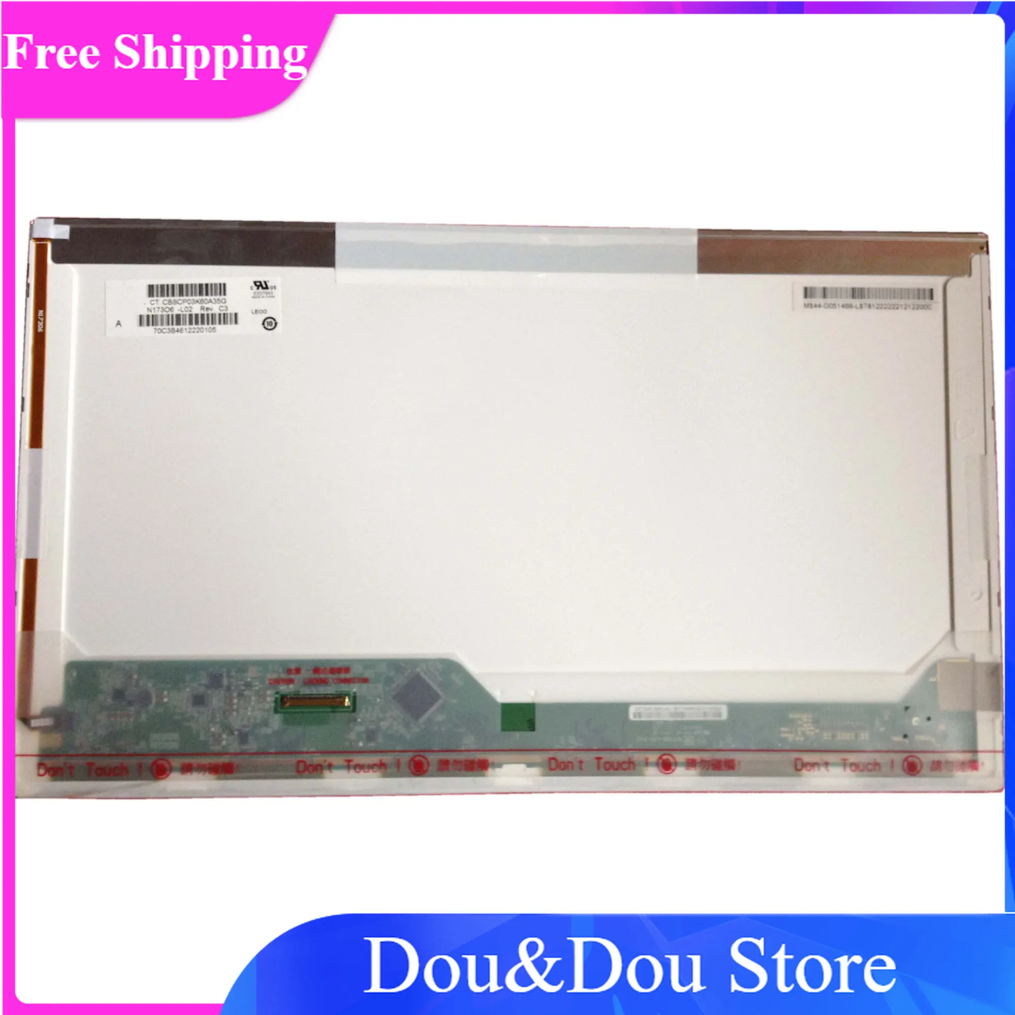 

N173O6-L02 Rev C3 fit LTN173KT01 TLC3 B173RW01 LP173WD1 TLA1 17.3 40-pin Laptop Display Panel LCD LED Screen NEW