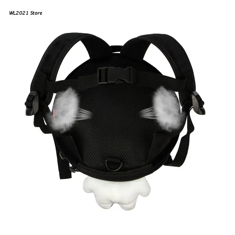 Toddler Backpack with Anti-Lost Harness Astronaut Daypack Detachable Safety Leash for Boys and Girls Age 1-3 Years Old