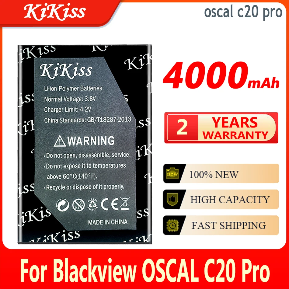

Аккумулятор KiKiss oscal c20 pro (LiV455882ARTGH) 4000 мАч для Blackview OSCAL C20 Pro C20Pro, аккумулятор большой емкости