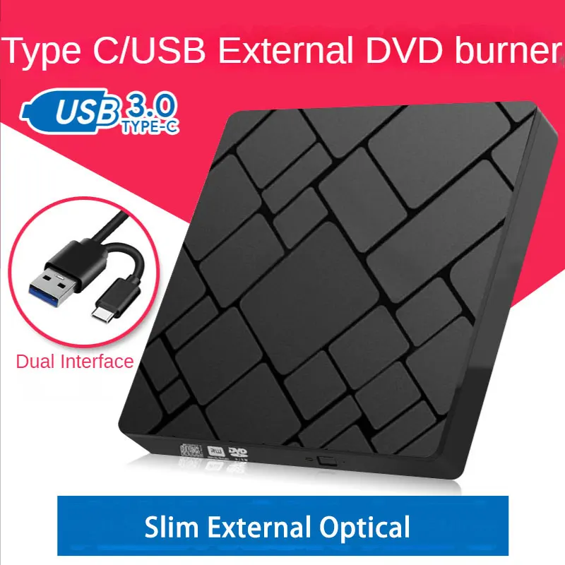

Slim External Optical Drive USB 3.0 DVD Combo DVD ROM Player CD-RW Burner Writer Plug and Play For Laptop iMac MacBook /Xiaomi