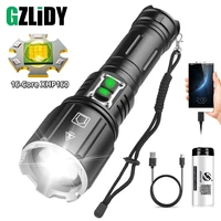 xhp160 led flashlight powerful fishing torch 26650 usb rechargeable camping lantern zoom waterproof power bank tactical light