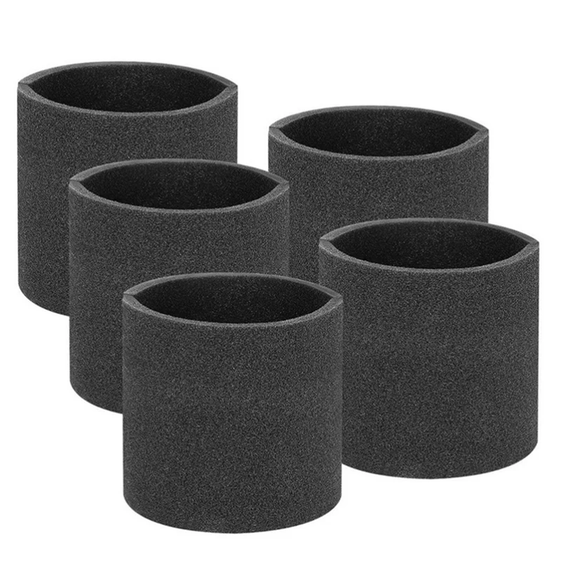 

5Pcs Foam Filter Sleeve For Shop Vac 90304 90585, Replacements For Shop Vac Filter, Craftsman Wet Dry Vac Filter