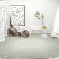 modern minimalist crystal velvet rug oval bathroom anti skid floor mat living room bedroom floor mat decoration carpet tapis