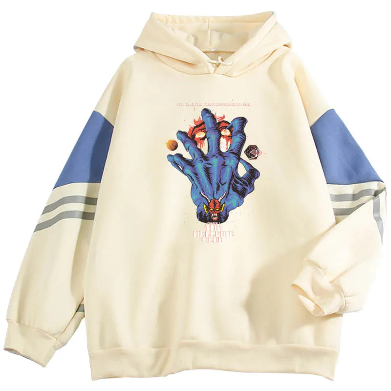 

Stranger Things Season 4 Anime Women's Hoodie Winter Harajuku Casual Men's Women's Oversized Sweatshirt Tops