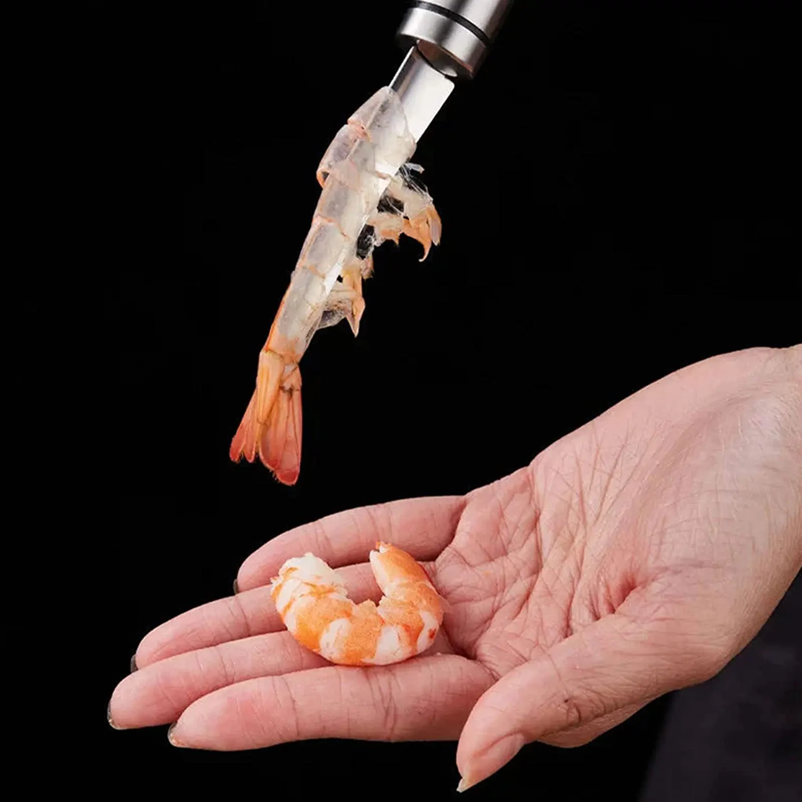 

Multifunctional Fast Shrimp Peeler Stainless Steel 5 In 1 Fish Knife Shrimp Line Cutting /Scraping /Digging Knife Kitchen Tools