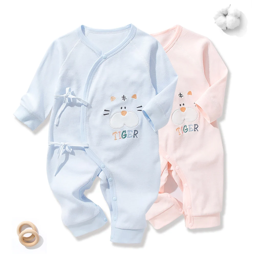 

Unisex Baby Boy Girl Rompers Long Sleeve Spring Autumn Animal Print Cotton Newborn Clothes 0-6 Months Onesies