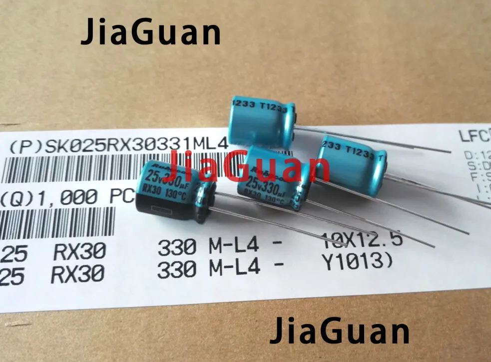 

50PCS NEW RUBYCON RX30 25V330UF 10X12.5MM Electrolytic Capacitor rx30 330uF/25V 130 degrees 330UF 25V