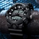 SANDA Brand Sport Watches Mens Military Waterproof Shockproof Watch Dual Display Auto Date Male Quartz Digital Wristwatches Other Image