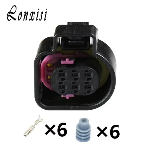 2/5/10/30/50 комплектов 6-контактный водонепроницаемый разъем LSU 4,9 широкого диапазона датчика кислорода 1928404669   Пробка дроссельной заслонки для VW для AUDI 4H 0973713