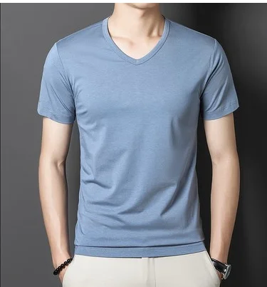 

1059-21.90 T-shirt White Black's Clothing Slim Round