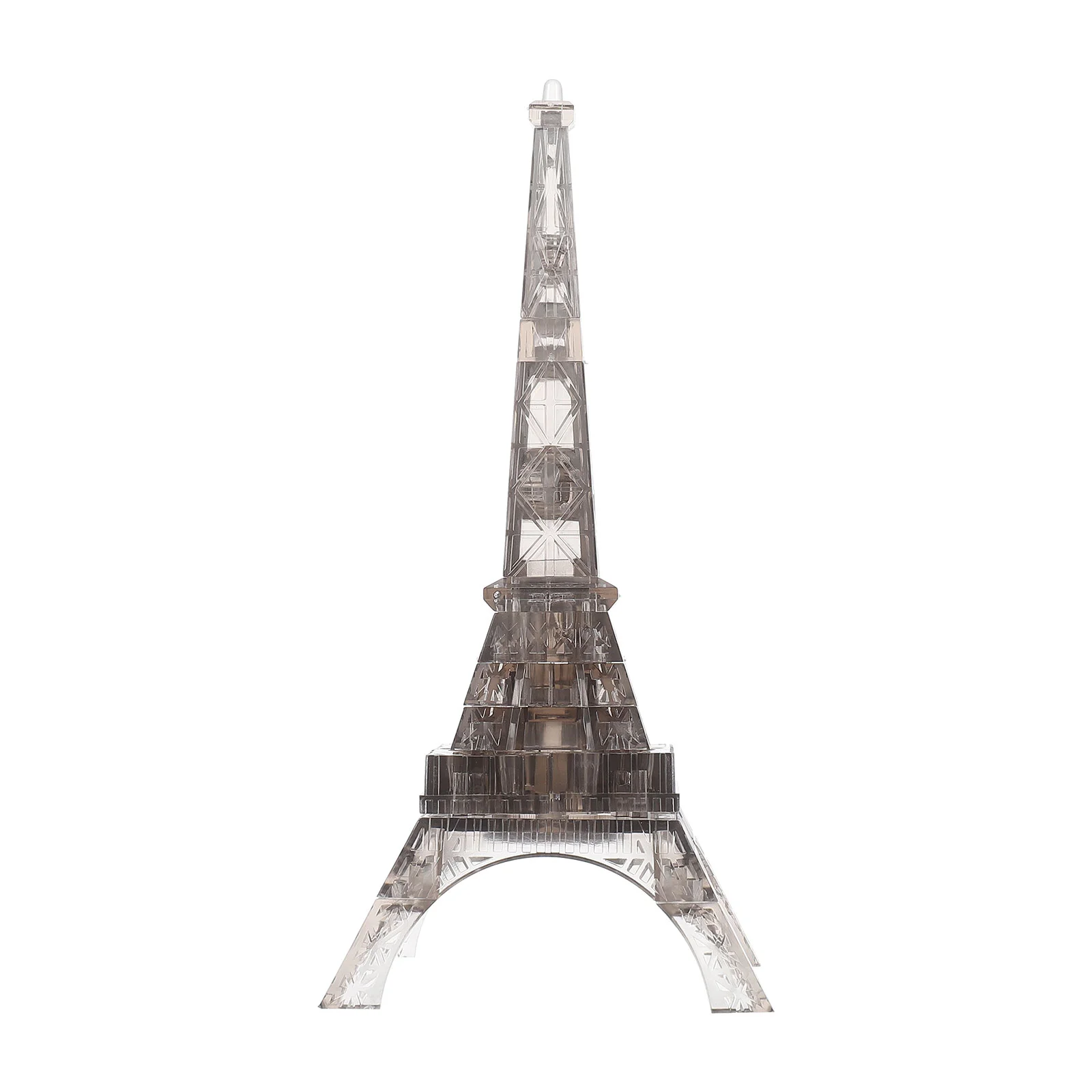

1 Set Puzzles Transparent Blocks Eiffel Tower Puzzles Educational 3D Blocks for Decor Home Kids Adults