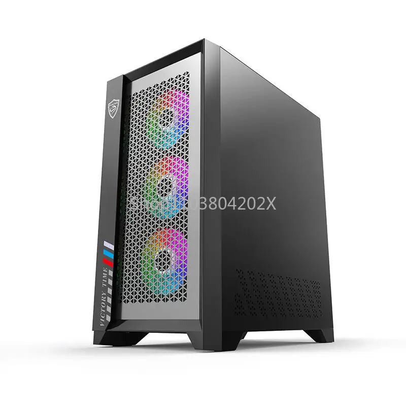 Прозрачное игровое RGB-шасси Middle Tower Side корпус настольного компьютера Power Train Titanium