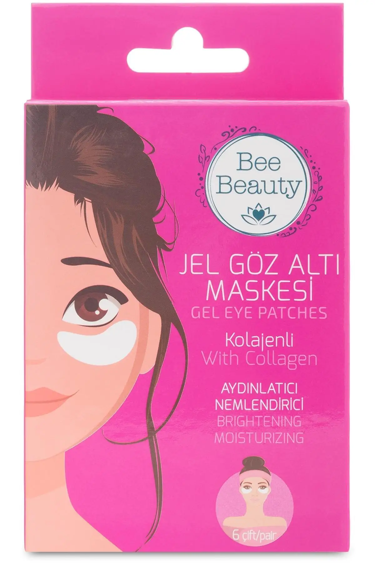 

Бренд: Bee Beauty Gel, маска для глаз Kolajenli, осветляющая и увлажняющая, Категория: маска для глаз