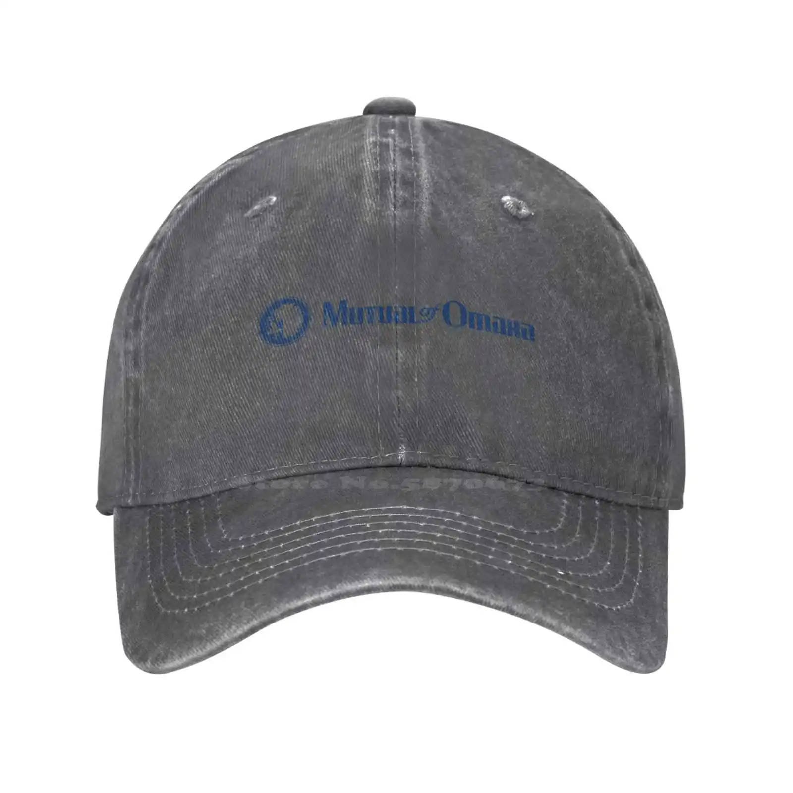 

Mutual of Omaha logo Fashion quality Denim cap Knitted hat Baseball cap