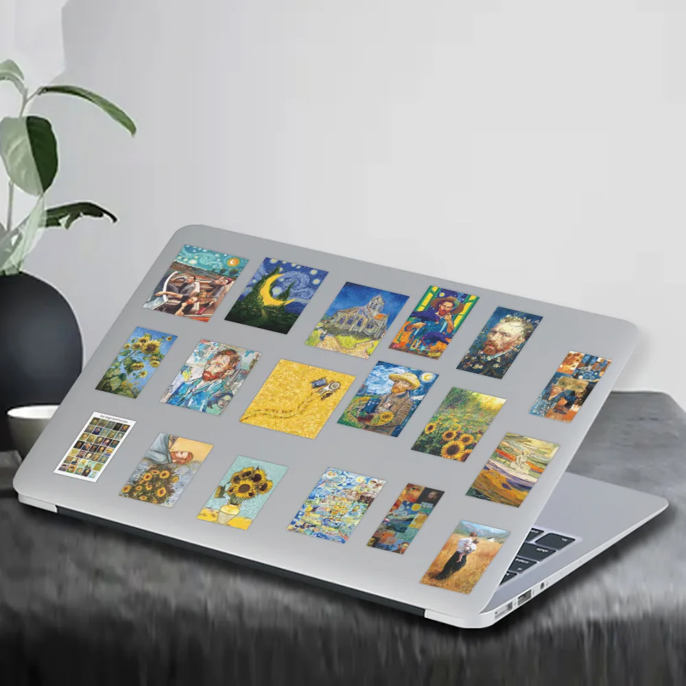 Картина маслом Ван Гога граффити наклейки для ноутбука чемодана телефона шлема