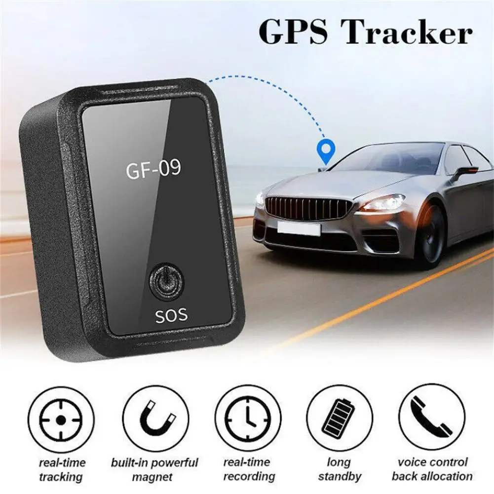

Gf09 Magnetic Micro Car Locator GPS Real Time Vehicle Tracking Positioning Device App Remote Recording Device