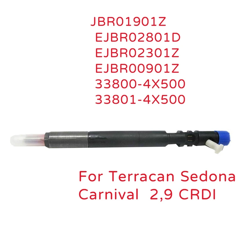 

New DELPHI EJBR02801D CRDI -Diesel Fuel Injector 33800-4X500 For HYUNDAI TERRACAN 2.9 KIA SEDONA / CARNIVAL 2.9 -Diesel