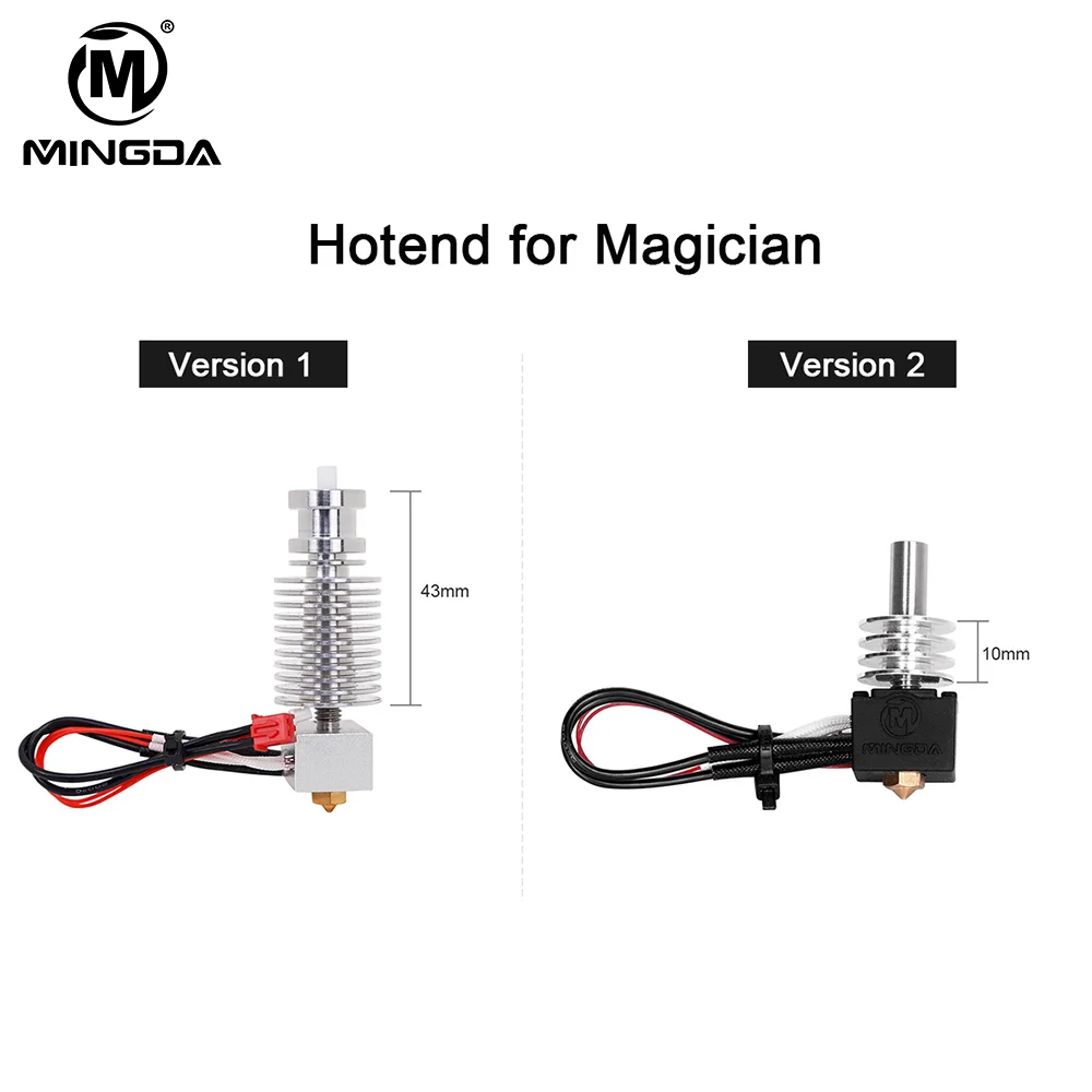 Mingda Hotend для Magician X 3D принтер высокое качество все металлы набор сделай сам E3d V6 s