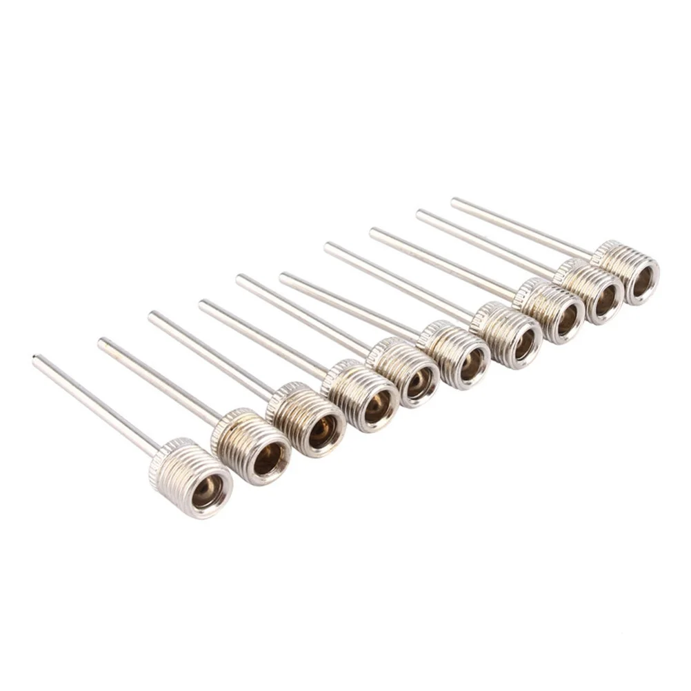 

12 Pcs Basketball Inflator Inflating Pump Needle Stainless Steel Air Inflation Needle Inflating Needles