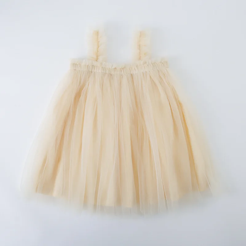 

Детское летнее платье принцессы с блестками, без рукавов