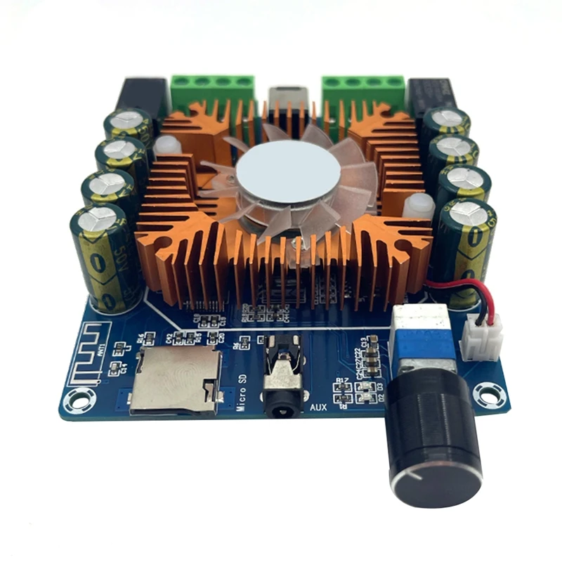 

TDA7388 4X50W Bluetooth 5.0 Audio Power Amplifier Board 4.0 Ch AMP Class AB Car Automotive Stereo Home Theater AMP AUX