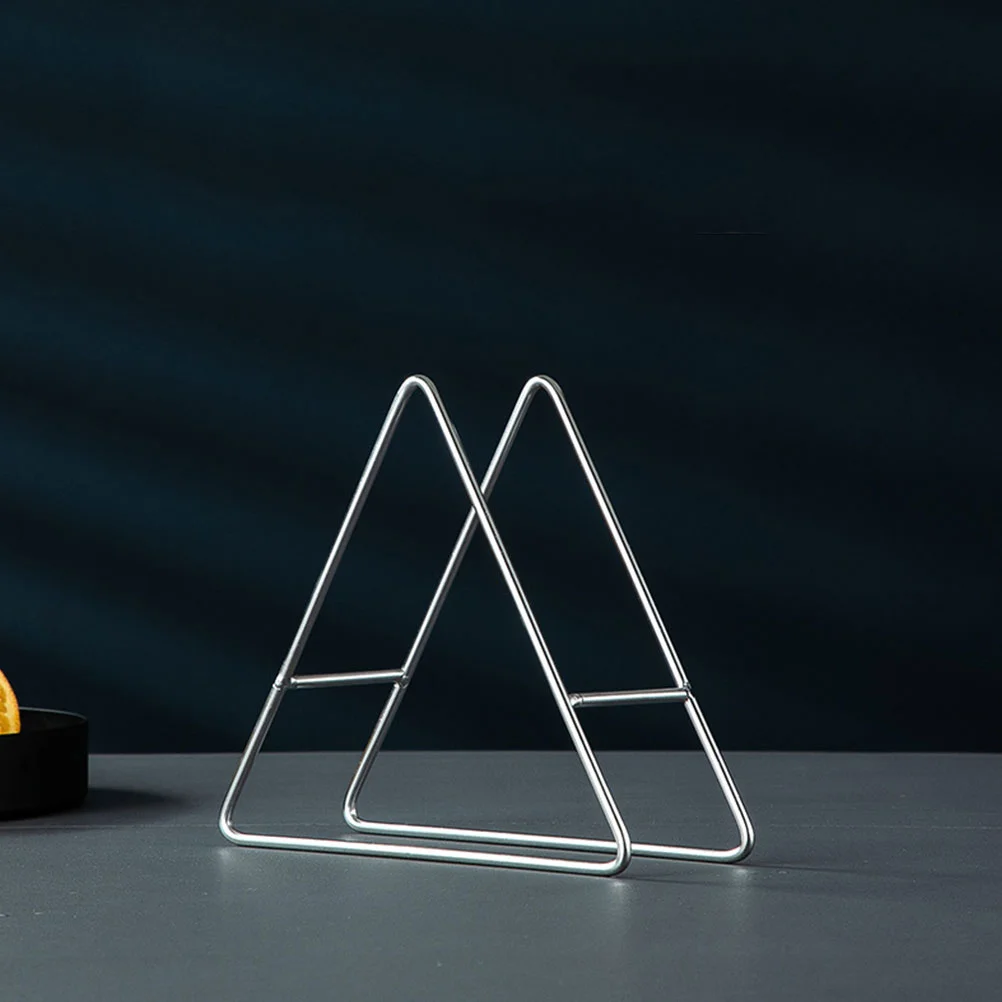 

Coaster Storage Rack Food Dish Storage Rack Dish Holder Display Stand Coaster Support 1pc Coaster Rack Metal Dish Rack