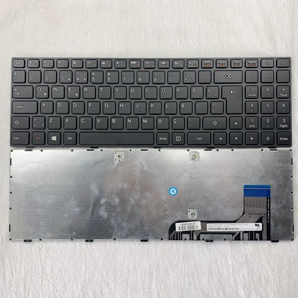 Турецкая Клавиатура для ноутбука Lenovo Ideapad 100-15 100-15IBY 100-15IB, модель LCM15B7 TR