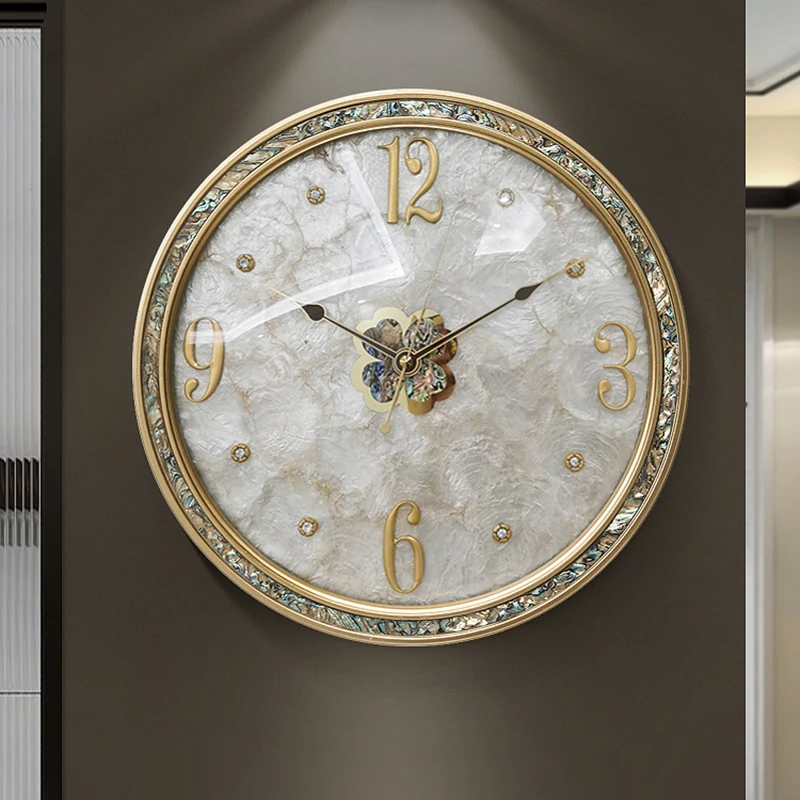 Настенные часы в скандинавском стиле художественная роспись роскошные