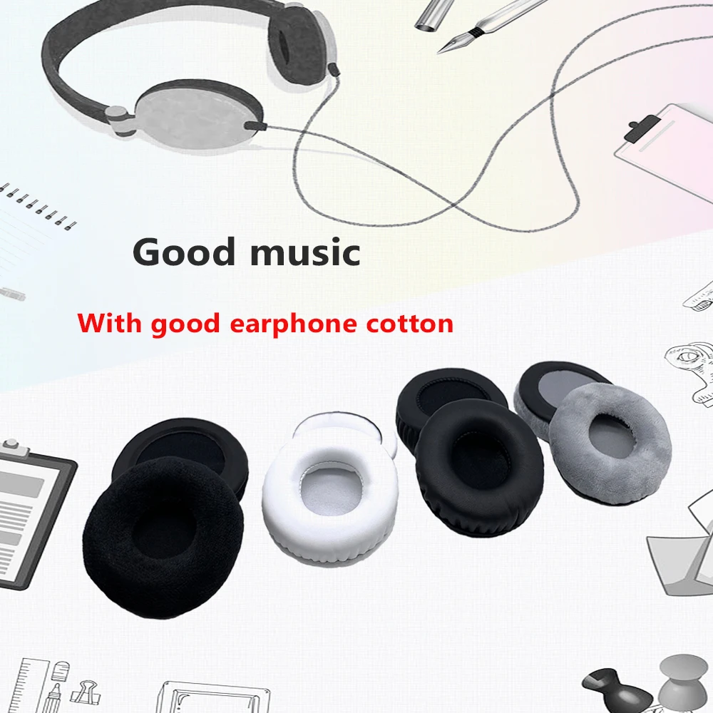 

Earpads Velvet for Samson SR850 SR-850 SR 850 Headset Replacement Earmuff Cover Cups Sleeve pillow Repair Parts