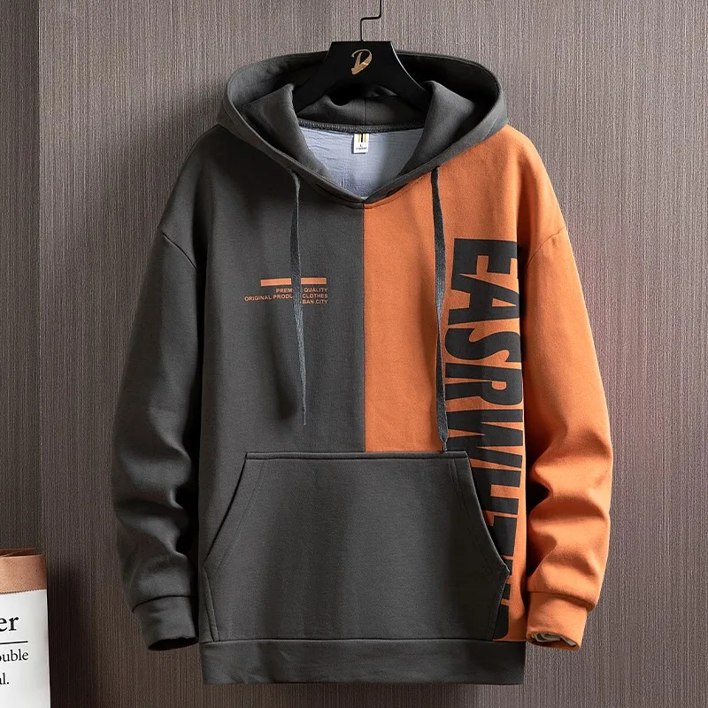 

Mens Hoodies 2022 New Fashion Print Hoodie Hip Hop Sweatshirt Men Korean Harajuku Loose Pullover Casual Long Sleeve Streetwear
