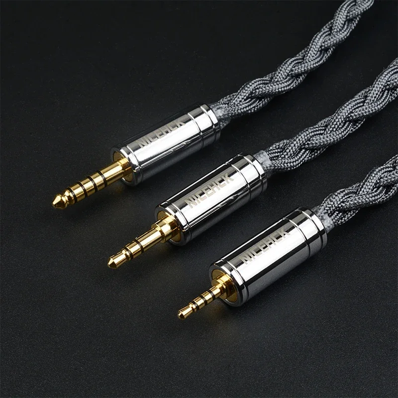Медный провод NiceHCK grayrhino 6N OCC для наушников Hi-Fi кабель 3 5/2 5/4 4 мм MMCX/2Pin HOLA Zero KATO Winter