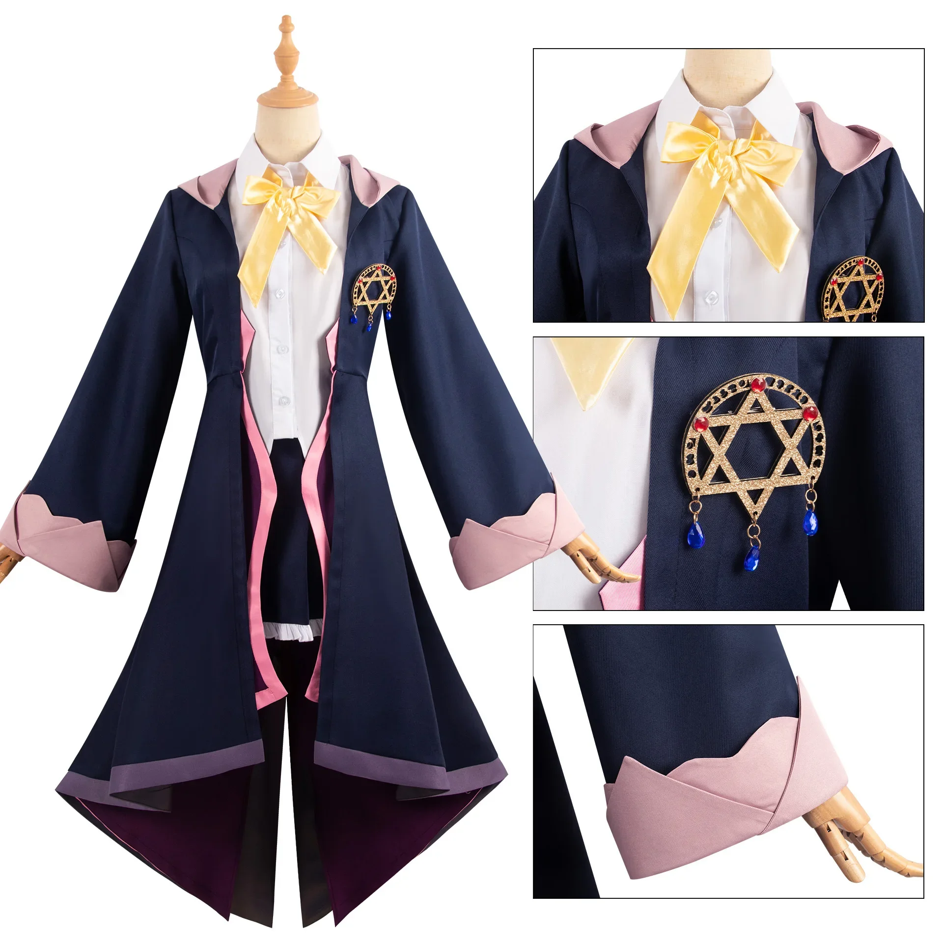 Аниме Манга Блуждающая Ведьма Путешествие Элейны Косплей Костюм Парик Шляпа