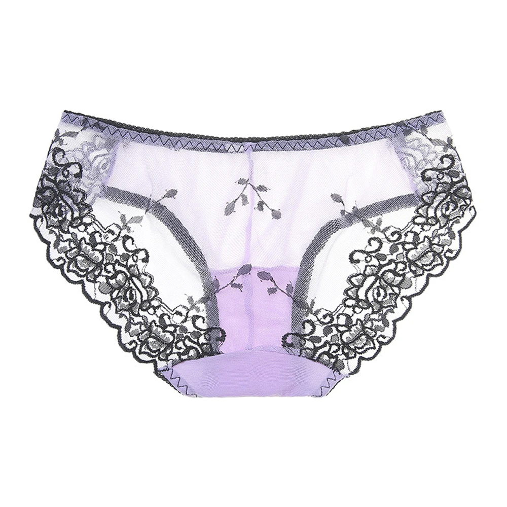 

Women Transparent Birefs Female See Through Mesh Underpants Lady Sexy Underpants Women Comfortable Lingerie Sexy Panties