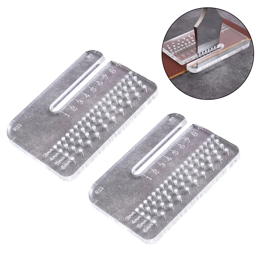 2 шт. вспомогательные пластины для пробивания кожаная вспомогательная пластина