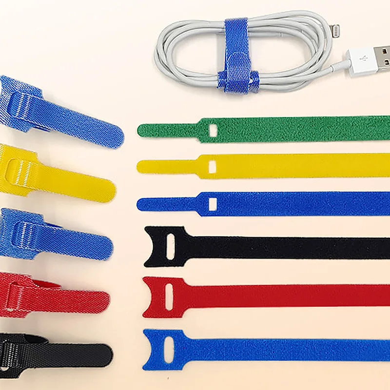 

10Pcs 28/120/150/200mm Releasable Cable Ties Plastics Fastening Reusable Cable tie Straps Nylon Wrap Zip Bundle Bandage Tie