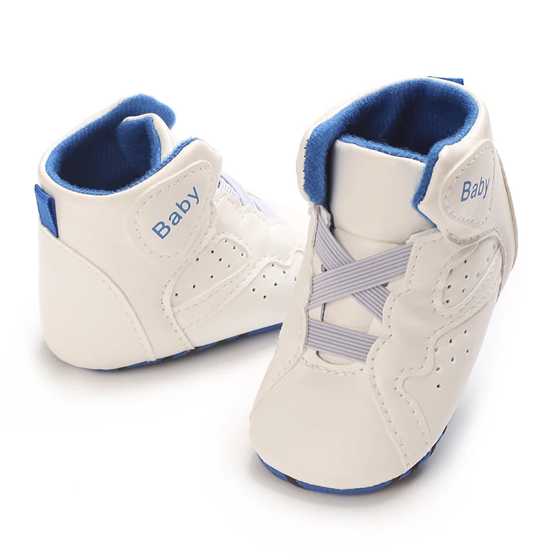 New Classic Basketball Baby Shoes 3 Colors High Top Casual Sneakers Soft Sole Anti-slip Infant First Toddler