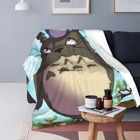 my neighbor totoro blankets anime tonari no totoro flannel throw blankets bedroom sofa portable soft warm bedsprea