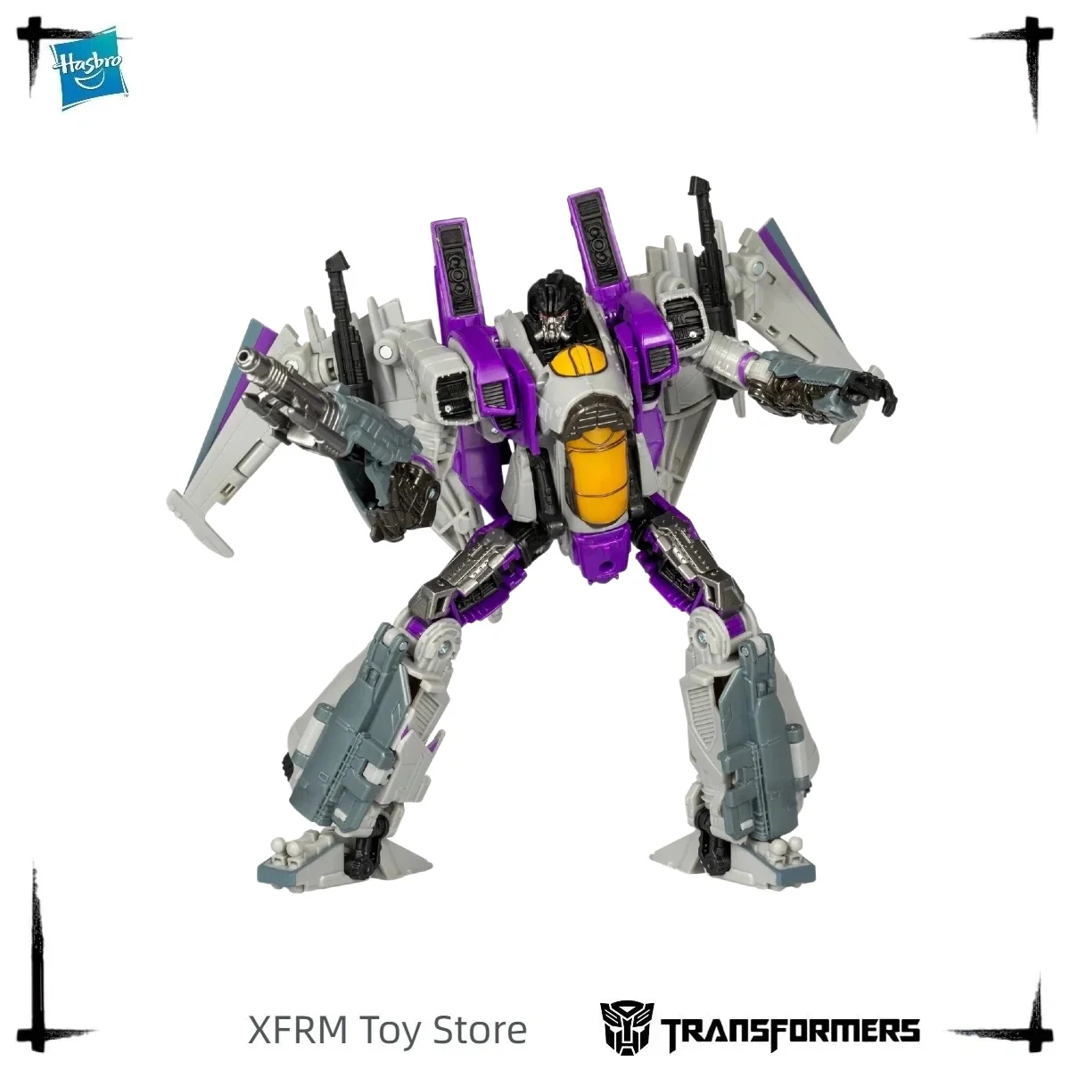 Фото Фигурка Hasbro Transformers Studio Series 113 Voyager Skywarp Bumblebee Movie Cybertron Jet с фоном №2