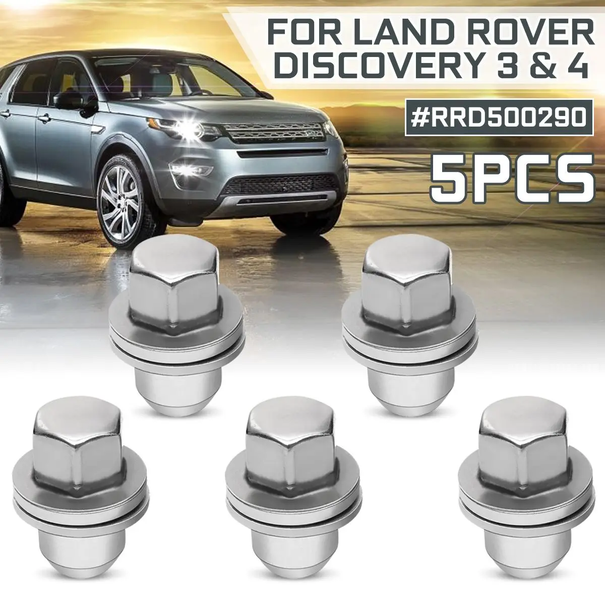 

Колпачок для гайки колеса для Land Rover Discovery 3 & 4 # RRD500290 SFN-500510 2004 2005 2006 2007 2008 из нержавеющей стали, 5 шт., 10 шт.