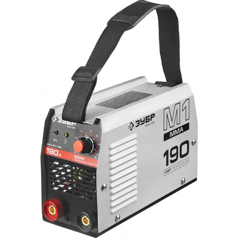 Аппарат сварочный инверторный ЗУБР МАСТЕР ЗАС М1 190 (Диапазон тока 20 190А 6.6 кВт