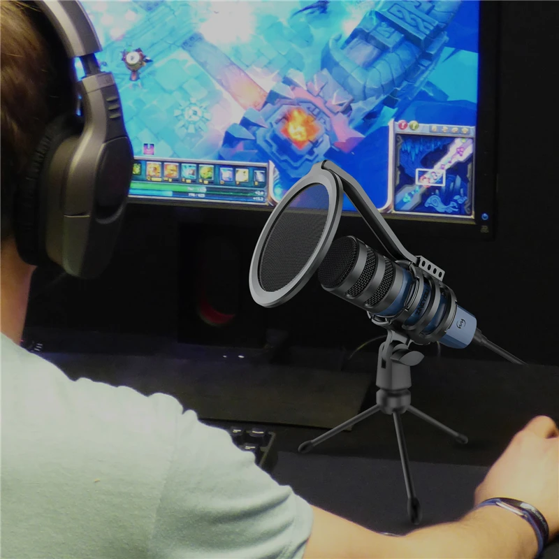 Конденсаторный USB-микрофон KINDLOV 192 кГц/24 бит