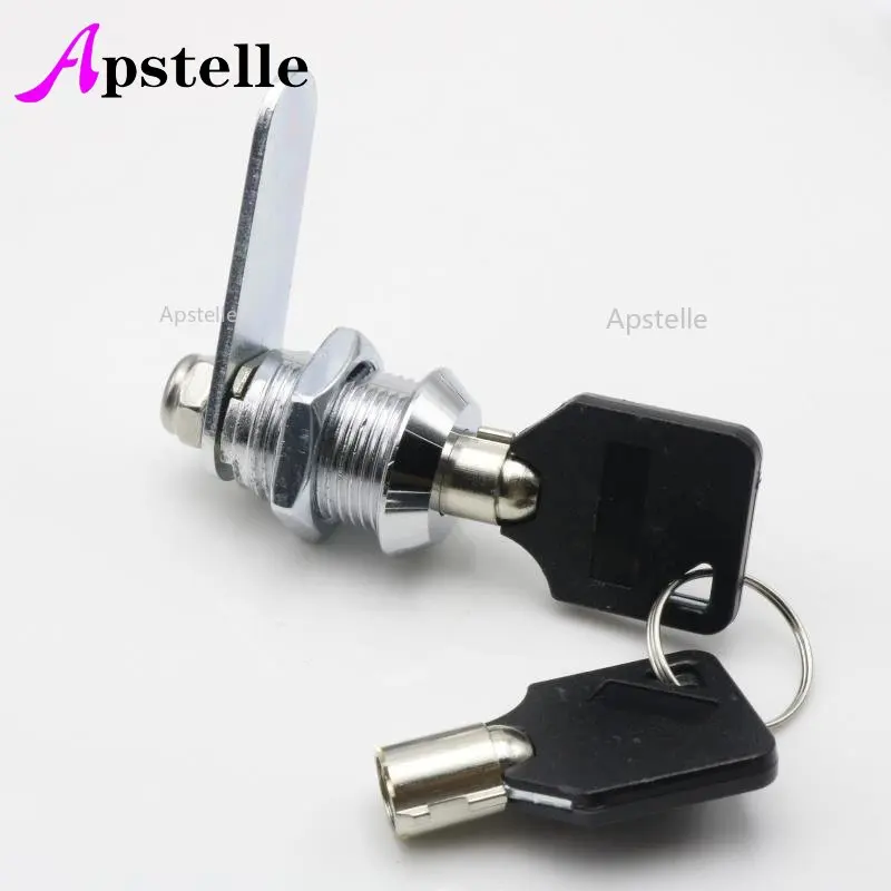 

File Cabinet Lock Deep Thread Zinc Alloy Closet Door Lock Firm Installation Household with 2 Keys for Drawers for File Cabinet