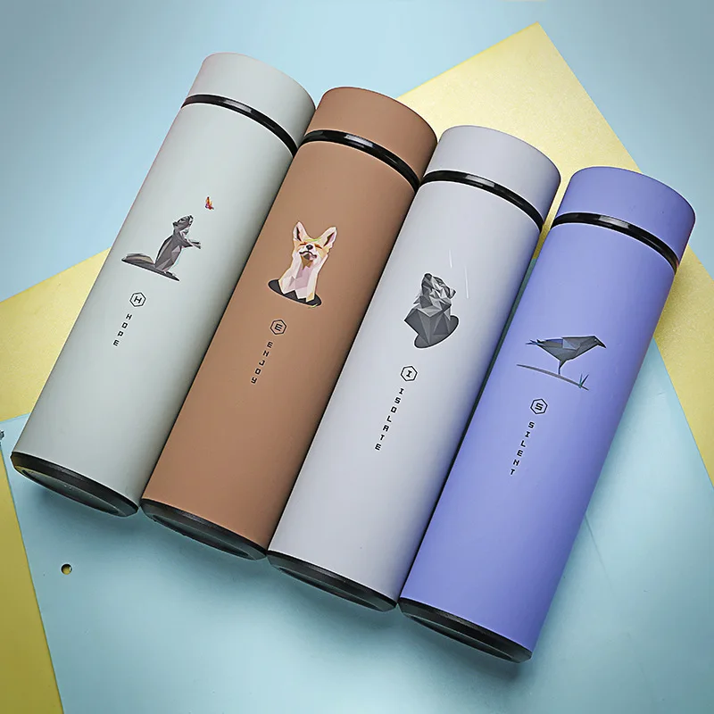 

480Ml Thermos Bottle Stainless Steel Vacuum Flasks Portable Sport Thermal Cup Coffee Mug Tea Bottle Office Business Drinkware