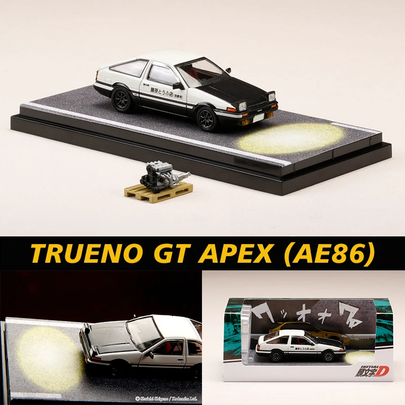 

Hobby Japan 1:64 SPRINTER TRUENO GT APEX AE86 WITH 4A-GE 5 VALVE Alloy Diorama Car Model Collection Miniature Carros Toys