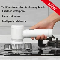 multifunctional electric cleaning brush usb charge kitchen cleaning tool hand held bathtub brush professional cleaning brush