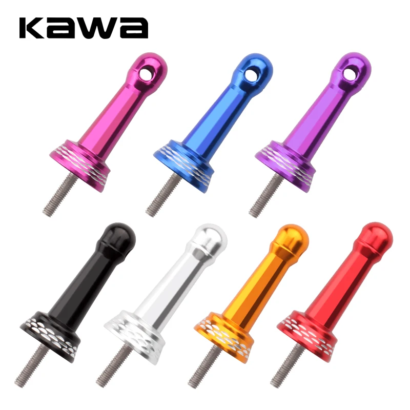 Kawa Fishing Reel Stand Lock Type Reel Stand Weight 9g R3/3.5mm Suit For Shimano And Daiwa Reels Length 42mm Reel Holder DIY