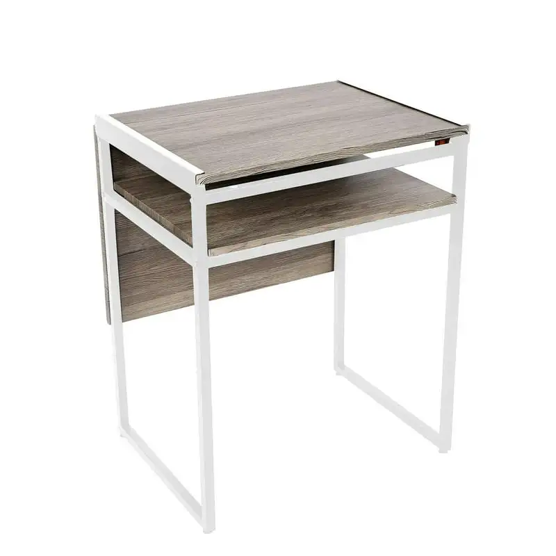 

X 35.4" X 23.6" White Small Space Desk and Dining Table